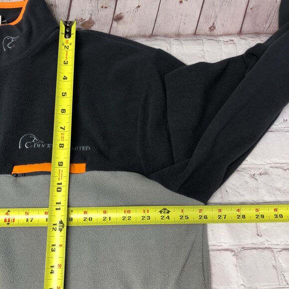 Duck Unlimited Men Pullover Fleece Sweater Sweatshirt Size XL X-Large M198 -15 - Picture 3 of 15